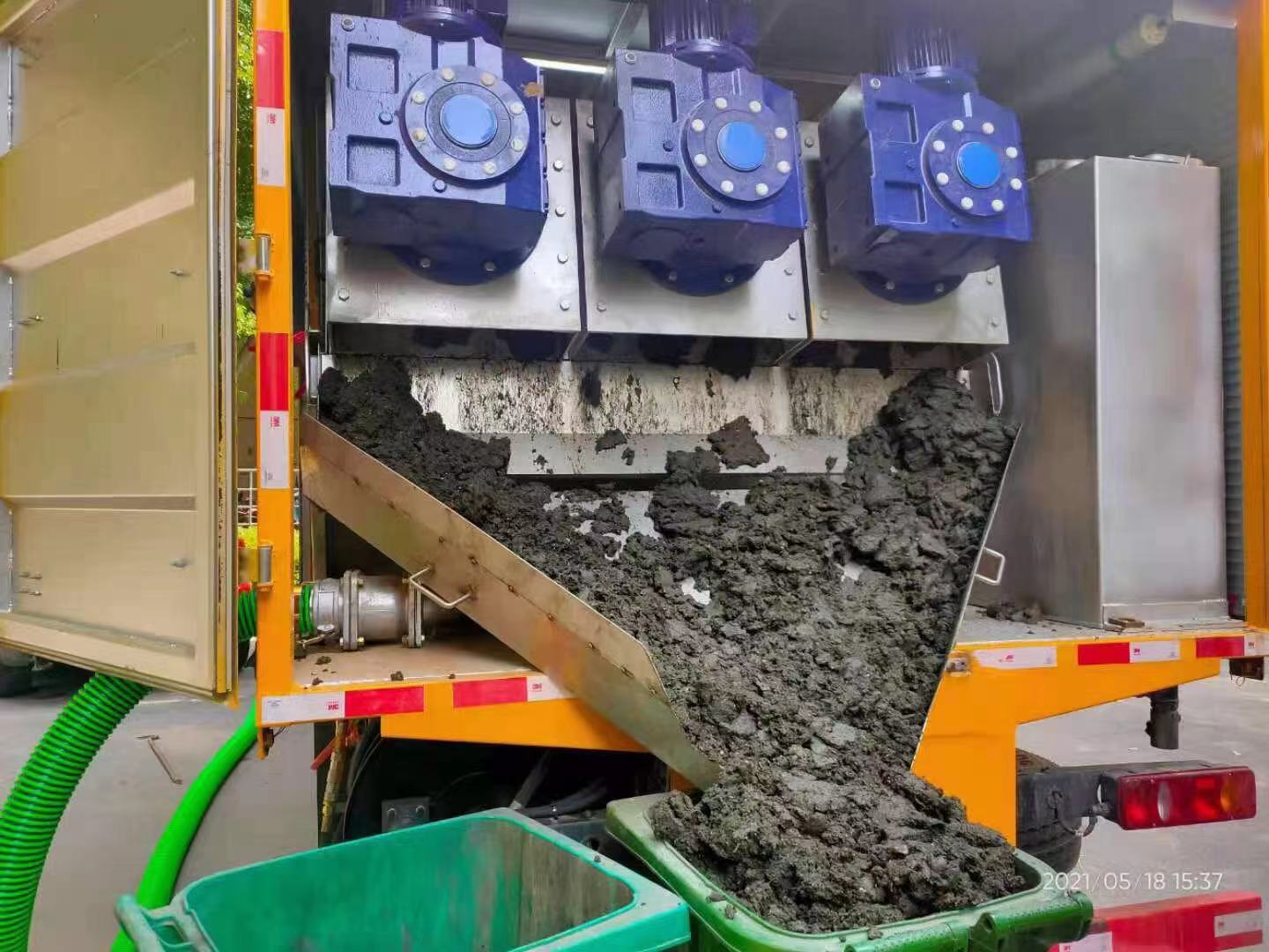 老城镇化粪池清掏城市维护站-泥浆净化干湿分离处理